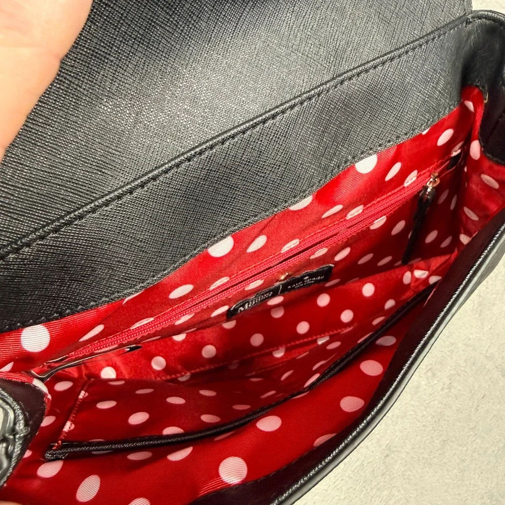 Kate Spade Minnie Mouse Backpack Womens Small Black Disney Neema Bow WKRU4704